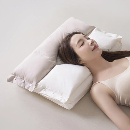 🔥 For a limited time 49% off 🔥 Soft and Hard Dual-Zone Neck Support Pillow