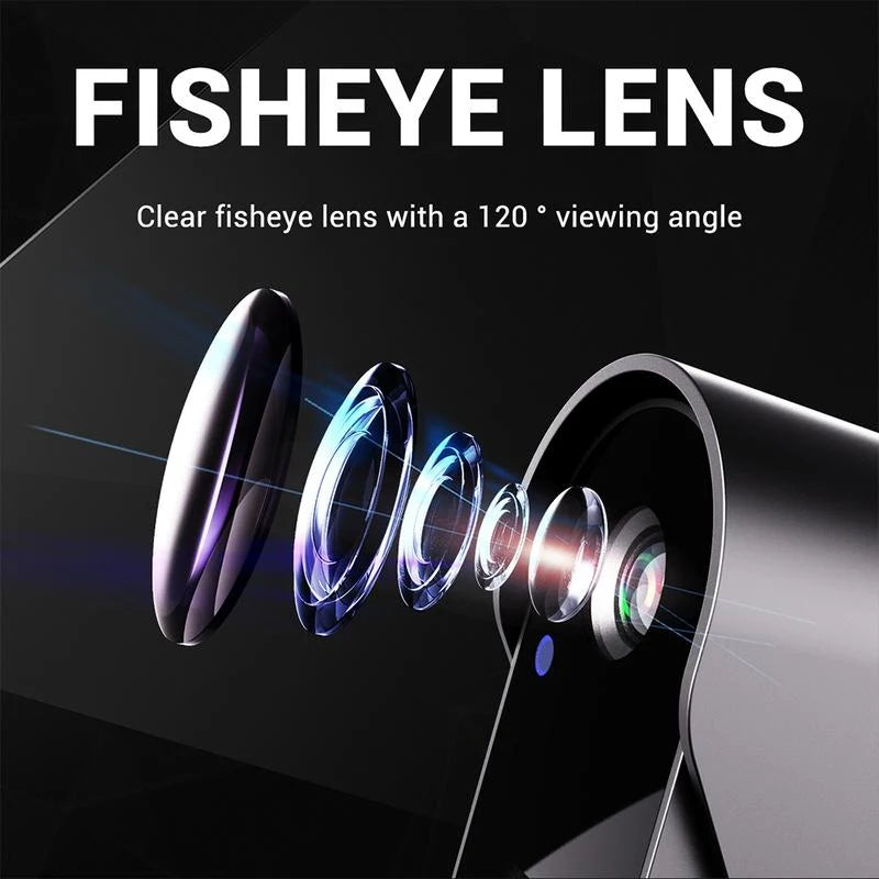 Wireless doorbell camera: 1080P, 170° angle, 4.3-inch screen, IPX65 outdoor waterproof rating, night vision