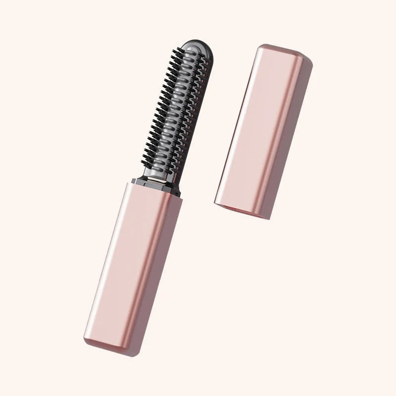 ✨ Compact Wireless Hot Comb – Handy Bang Styling Companion!✨