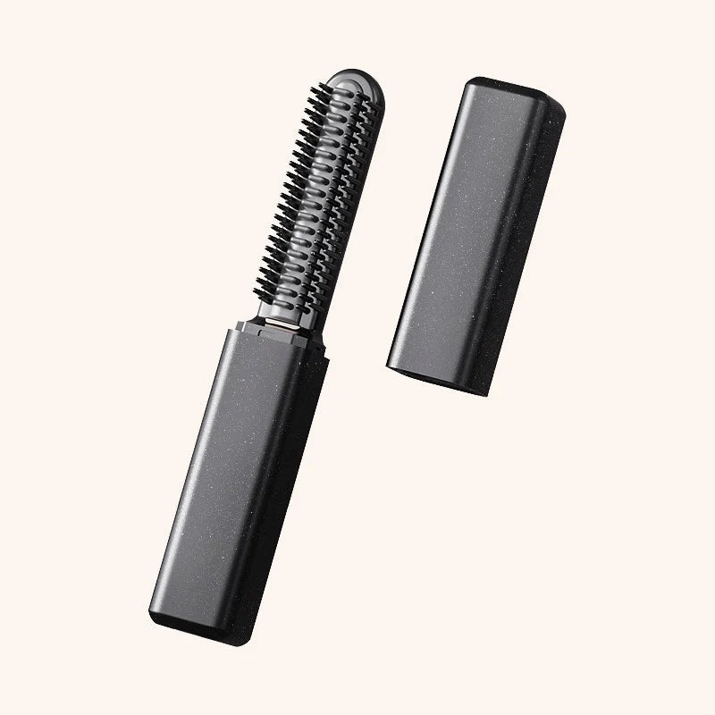 ✨ Compact Wireless Hot Comb – Handy Bang Styling Companion!✨