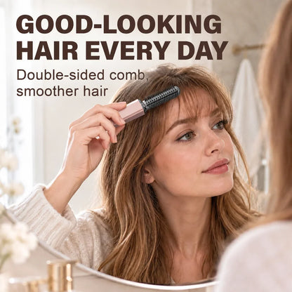 ✨ Compact Wireless Hot Comb – Handy Bang Styling Companion!❤️
