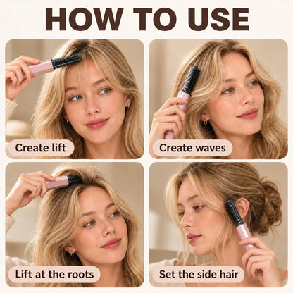 ✨ Compact Wireless Hot Comb – Handy Bang Styling Companion!❤️