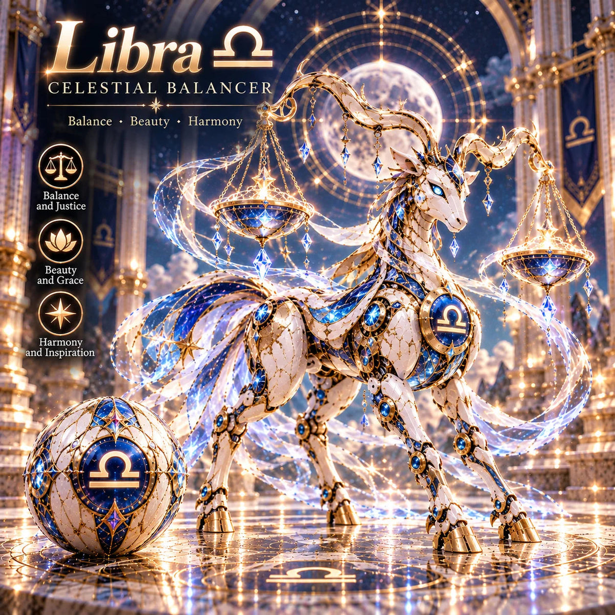 Libra Guardian — egg and character design