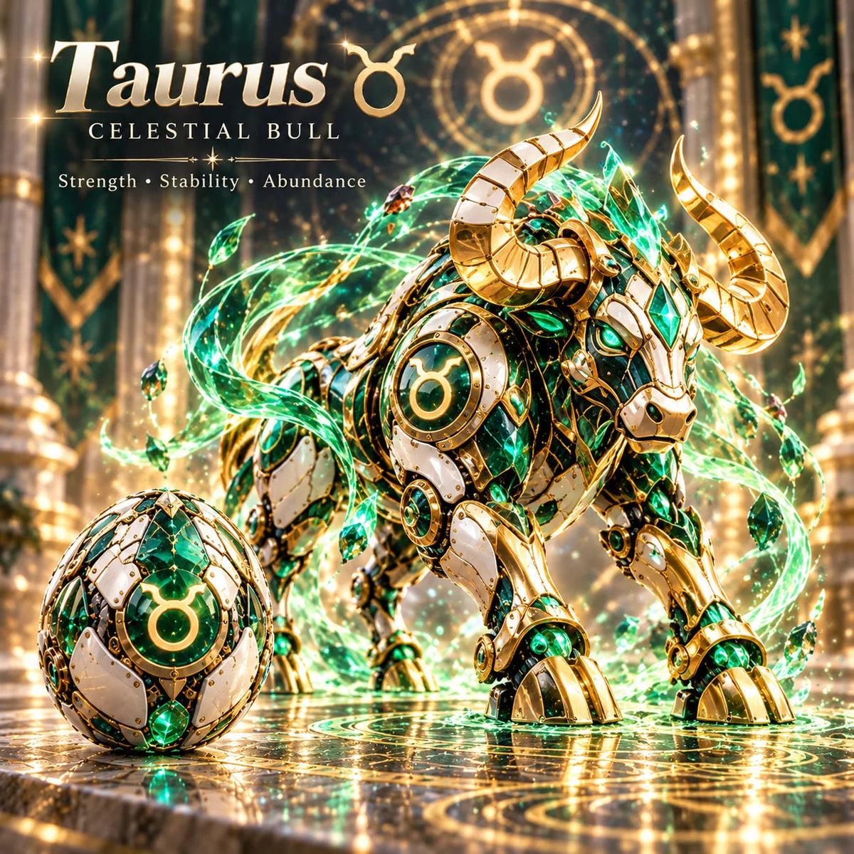 Taurus Guardian — egg and character design
