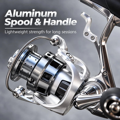 🎣 Single-Hand Jigging Fishing Reel with Thumb Control Lever