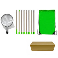 With stainless-steel telescopic pole – 3.2 m