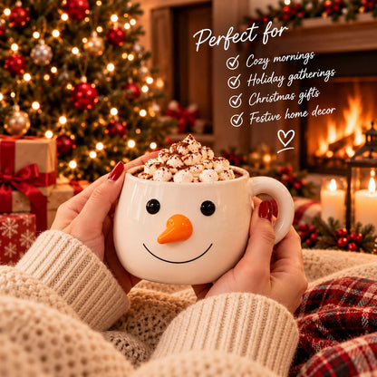 Christmas Mug Set — Sip & Stack Festive Holiday Table Decor & Christmas Gift 🎁