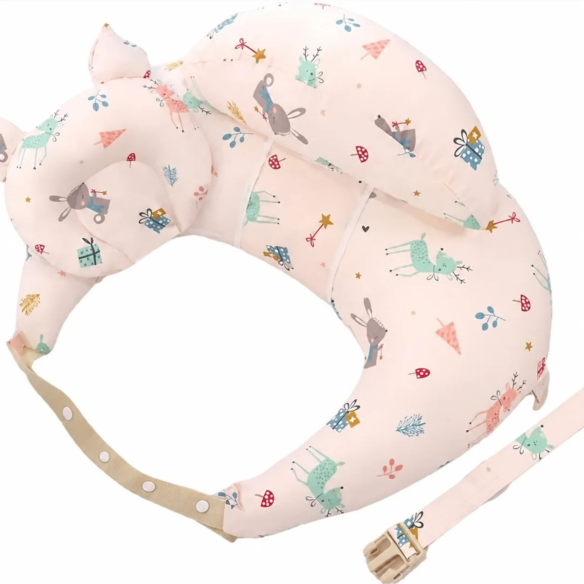 💗Wearable Nursing Pillow with Adjustable Strap – Wraparound Feeding Cushion