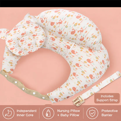 💗Wearable Nursing Pillow with Adjustable Strap – Wraparound Feeding Cushion