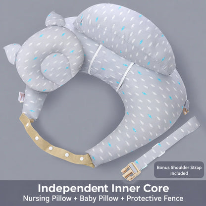 💗Wearable Nursing Pillow with Adjustable Strap – Wraparound Feeding Cushion