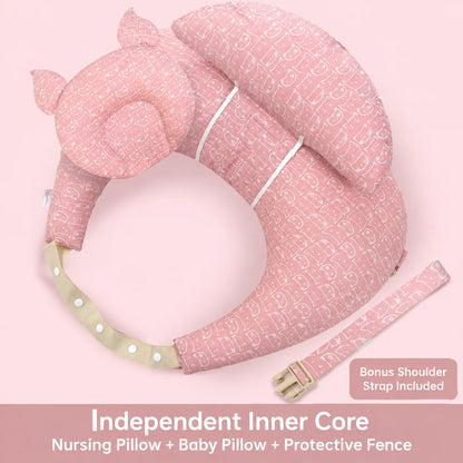 💗Wearable Nursing Pillow with Adjustable Strap – Wraparound Feeding Cushion