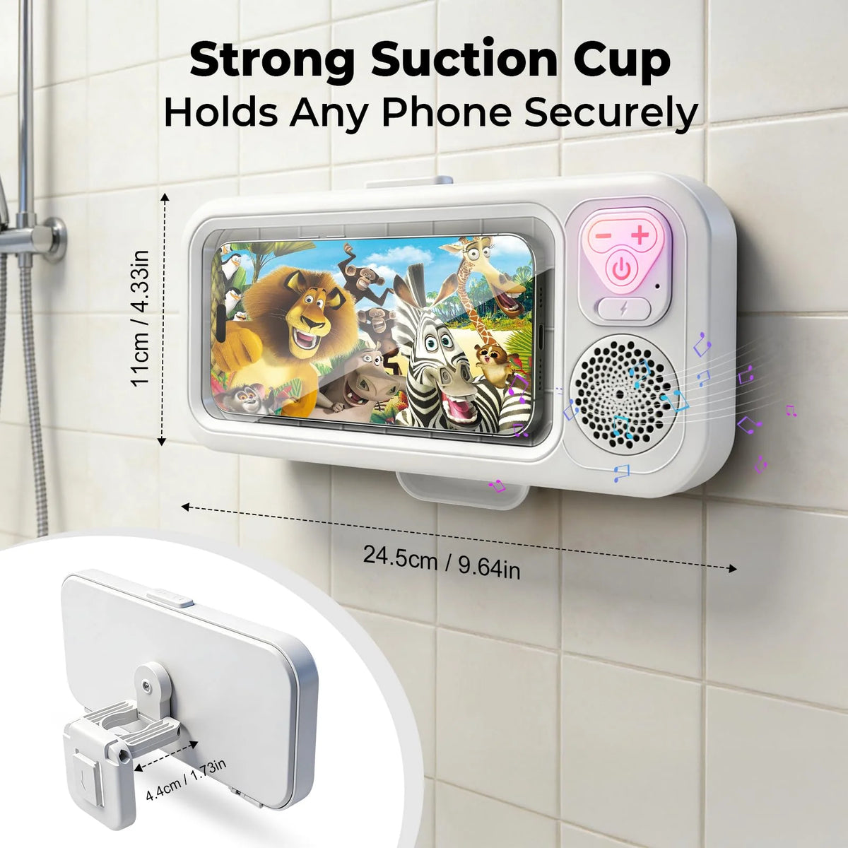 Waterproof Phone Case with Bluetooth Speaker