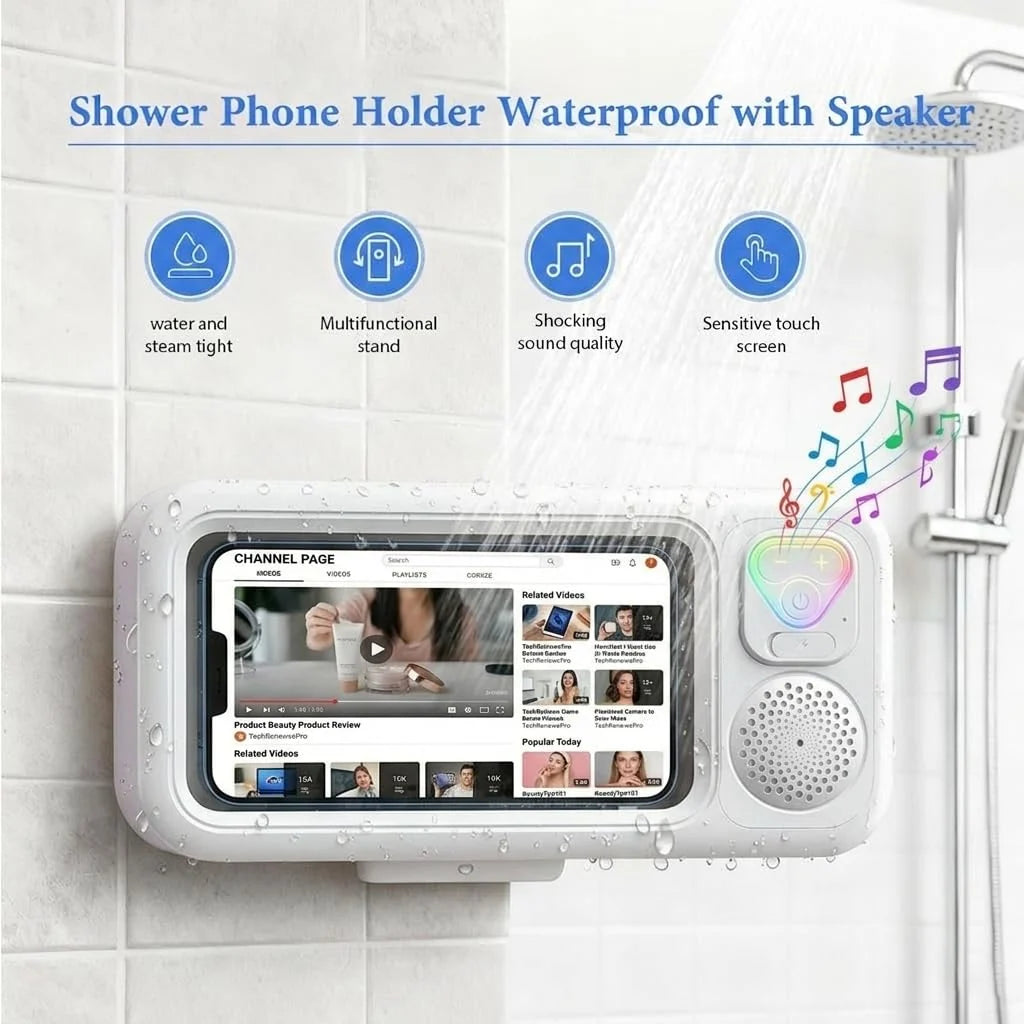 Waterproof Phone Case with Bluetooth Speaker