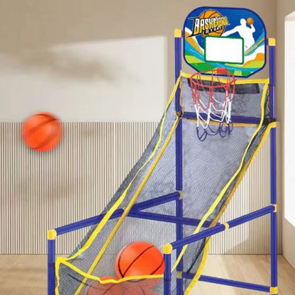 🥳2026 HOT SALE🥳💞50K+ SOLD!🏀🎯 50% OFF! Kids' Indoor Basketball Arcade Game – Auto ball return, sturdy & safe. 4 balls + pump included. Quick setup, endless fun! 🧒💨