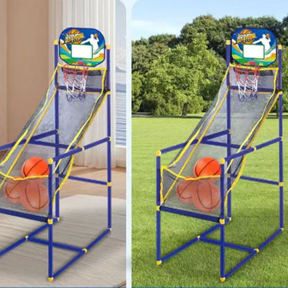 🥳2026 HOT SALE🥳💞50K+ SOLD!🏀🎯 50% OFF! Kids' Indoor Basketball Arcade Game – Auto ball return, sturdy & safe. 4 balls + pump included. Quick setup, endless fun! 🧒💨