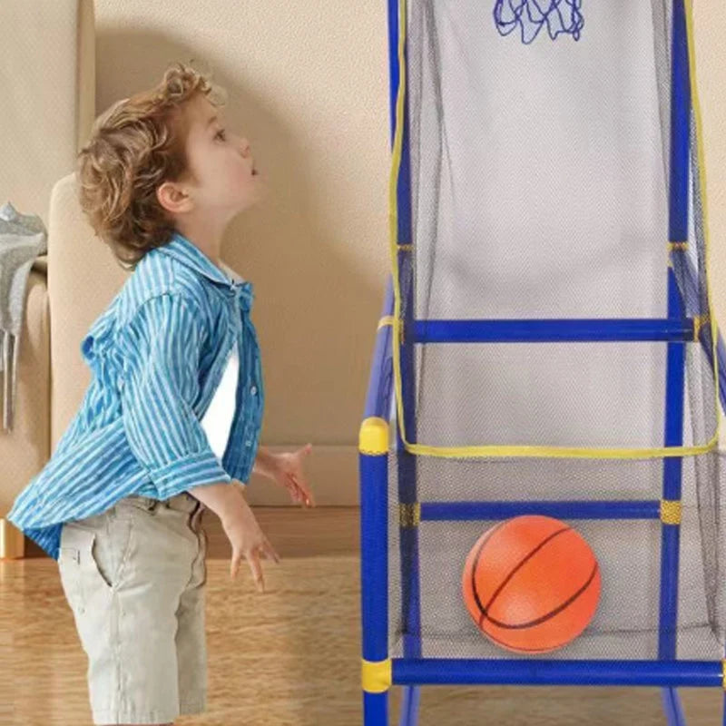 🥳2026 HOT SALE🥳💞50K+ SOLD!🏀🎯 50% OFF! Kids' Indoor Basketball Arcade Game – Auto ball return, sturdy & safe. 4 balls + pump included. Quick setup, endless fun! 🧒💨