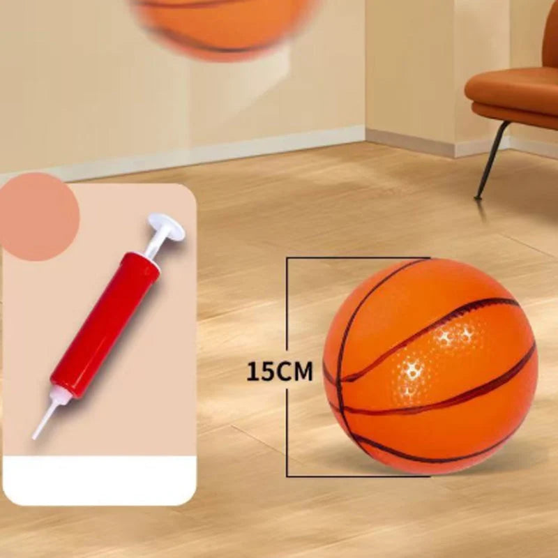 🥳2026 HOT SALE🥳💞50K+ SOLD!🏀🎯 50% OFF! Kids' Indoor Basketball Arcade Game – Auto ball return, sturdy & safe. 4 balls + pump included. Quick setup, endless fun! 🧒💨