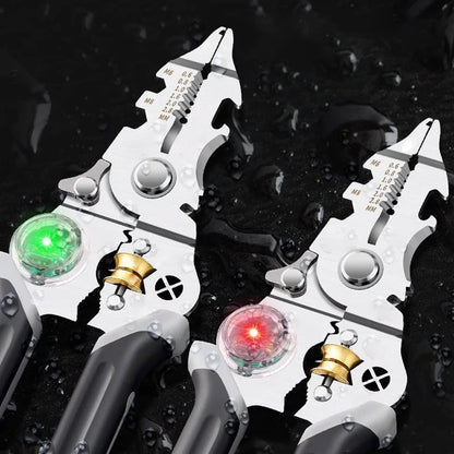 ⚡ 10-in-1 Multi-Functional Wire Stripper Scissors – Cutting, Stripping & Electrical Testing Tool