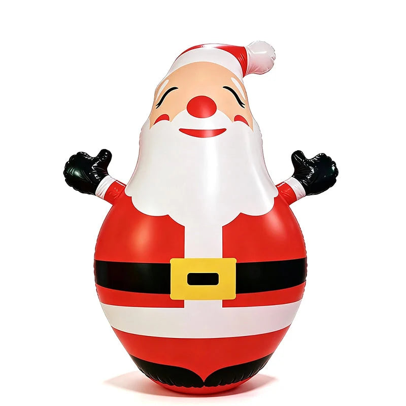 🎅 150CM Light-Up Inflatable Santa Tumbler – LED Christmas Outdoor Decoration 🎄✨