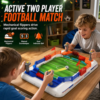 ⚽ 2-Player Tabletop Soccer Battle Game – Fast-Paced Family Fun