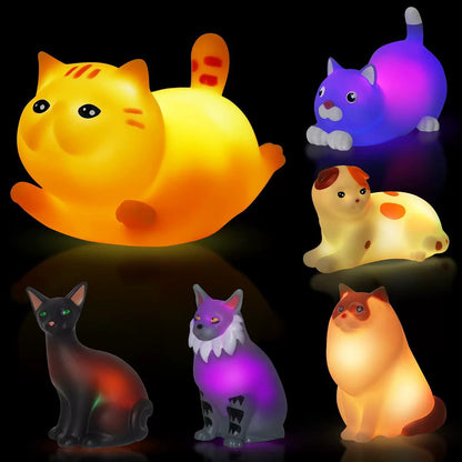 🚗 Water-Activated Light-Up Bath Toy Cars for Kids