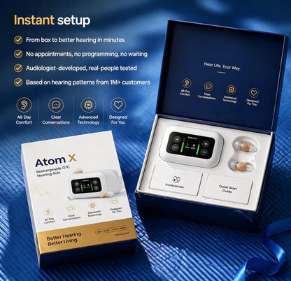 🔥 Today Only! Atom X Smart Hearing Aids — Hear Clearly, Feel Confident Again 💖