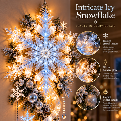 🔥Last Day 49% OFF🔥❄️ Giant Snowflake Blizzard Trail - Let the Snowstorm Glow Indoors