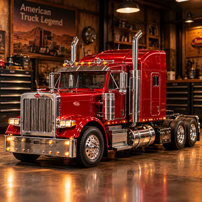 Classic American Semi Truck Model Assembly Kit – product view 8