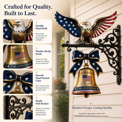 🔔 Ring in the Semiquincentennial: 1776-2026 "Spirit of Liberty" 🦅Eagle Bell