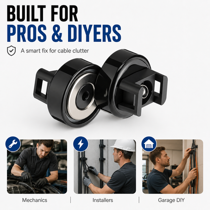 22lbs Strong Magnetic Wire Holders and Cable Organizers