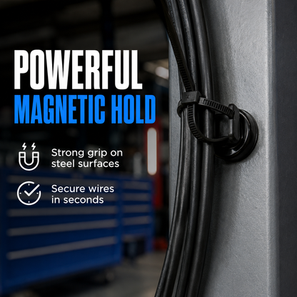 22lbs Strong Magnetic Wire Holders and Cable Organizers