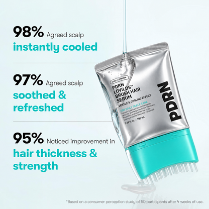 Brush Hair Serum – Fuller-Looking Hair, Stronger Roots & Scalp Renewal