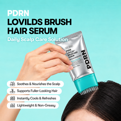 Brush Hair Serum – Fuller-Looking Hair, Stronger Roots & Scalp Renewal