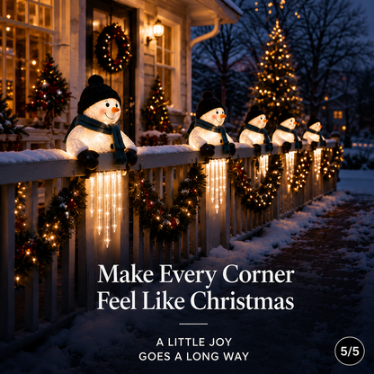 🔥 Today 47% OFF - ❄️Winter Glow Snowman Icicle Light Decor
