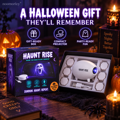 🏅2026 Best Seller🎃 Halloween Window Projector 👻 12 Spooky Films USB Powered Holiday Decor