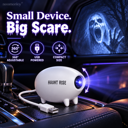 🏅2026 Best Seller🎃 Halloween Window Projector 👻 12 Spooky Films USB Powered Holiday Decor