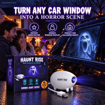 🏅2026 Best Seller🎃 Halloween Window Projector 👻 12 Spooky Films USB Powered Holiday Decor