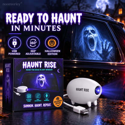🏅2026 Best Seller🎃 Halloween Window Projector 👻 12 Spooky Films USB Powered Holiday Decor