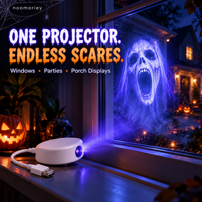 🎃 Halloween Ghost Window Projector – Spooky Effects for Home & Car👻