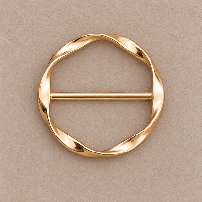 ✨ Fashion Accessory Deal – 4-Piece Metal Shirt Clips 💖 Stylish Round & Heart Clothing Clips for a Chic Secure Fit