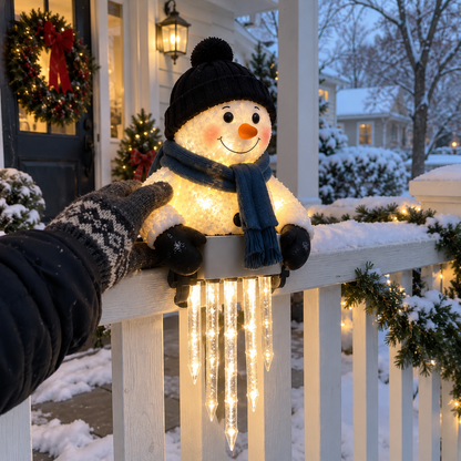 🔥 Today 47% OFF - ❄️Winter Glow Snowman Icicle Light Decor