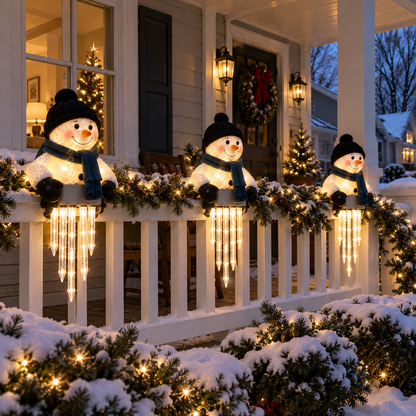 🔥 Today 47% OFF - ❄️Winter Glow Snowman Icicle Light Decor