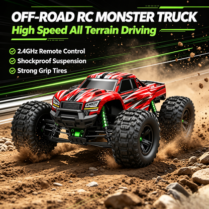 🚙 U-Max 4WD Brushless RC Monster Truck – High-Speed Off-Road Adventure