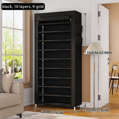 👟Large Capacity Shoe Storage Cabinet | Multi-Level Entryway Shoe Organizer With Dust Cover
