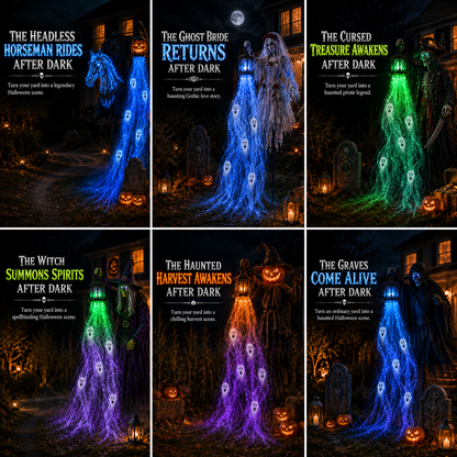 🎁Animated Halloween Soul Harvester Garden Light Collection💀