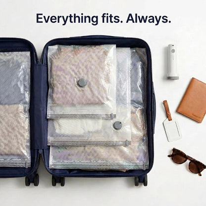 🔥 The Storage Solution Every Home Needs Cordless Vacuum Compression Bag Set