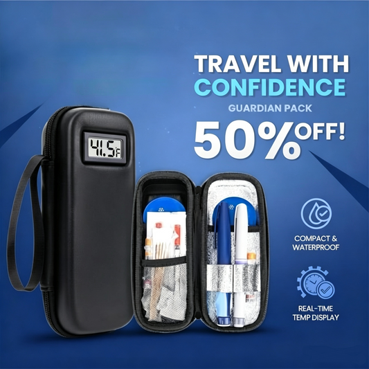 ❄️Ensuring medical-grade safety💊Insulin Cooling Safe Pack Bag