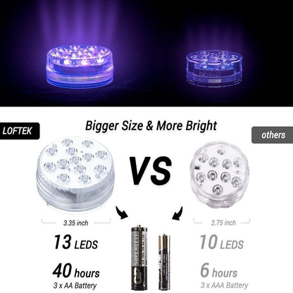 ⚡Hot Sales 59% OFF💥Submersible LED Pool Lights (RF Remote Control )
