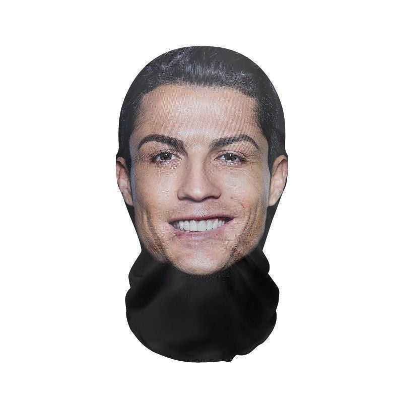 🔥2026 Hot Sale🎭3Pcs Funny Printed Full Face Mesh Mask – Breathable Cosplay Hood for Parties & Street Style