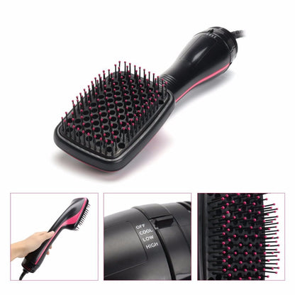 🔥2-in-1 Hot Air Brush – Hair Dryer & Straightening Styling Comb